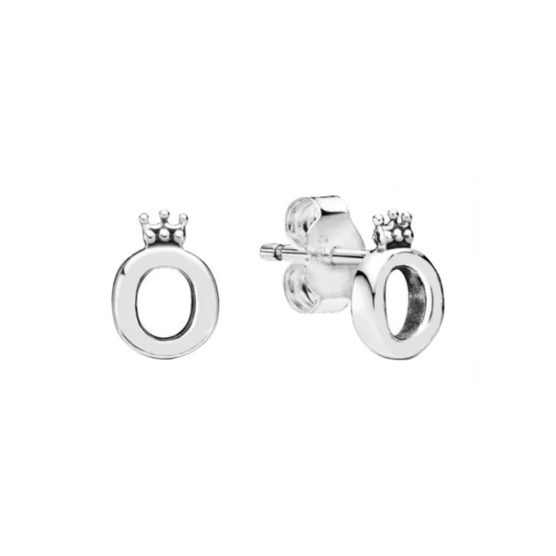Pandora 925 Sterling Silver Stud Earrings Women's-2