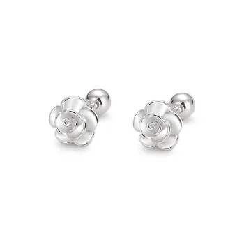 PIARA Stud Earrings Women's Silver