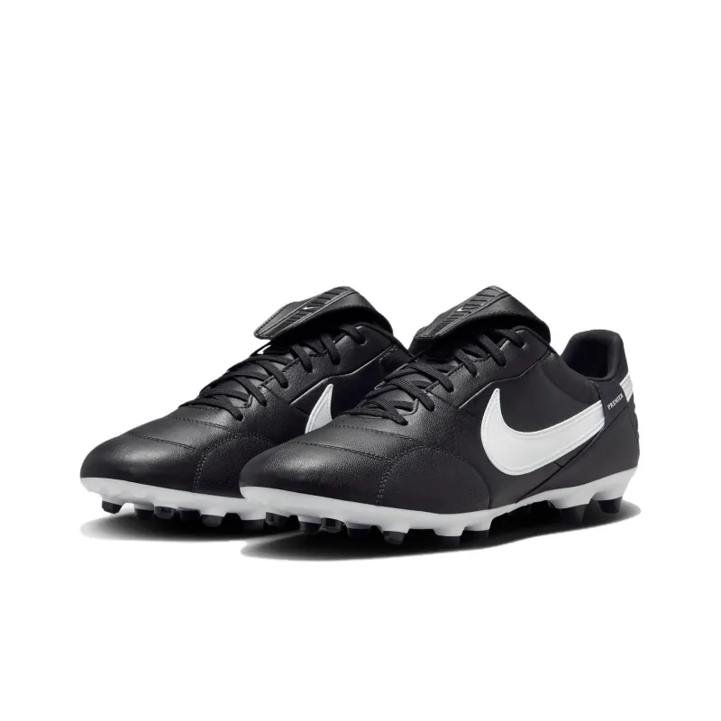 Nike Premier 3 Fg Black White-2