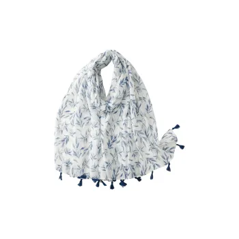 Eucalyptus Ornamentation Silk Scarves Women's