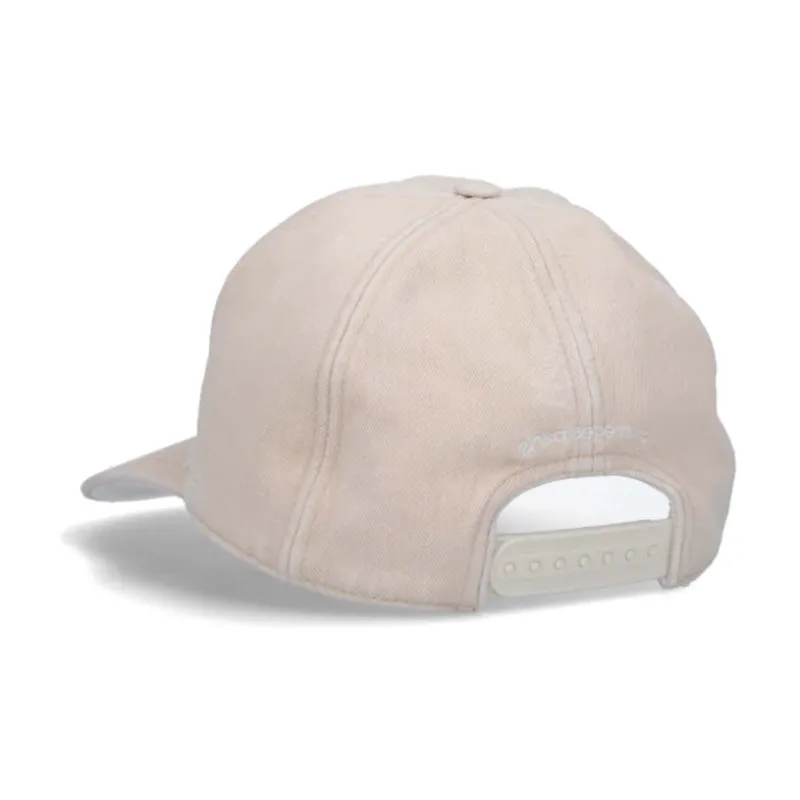 COURREGES Ac Embroidered Washed Cap-2
