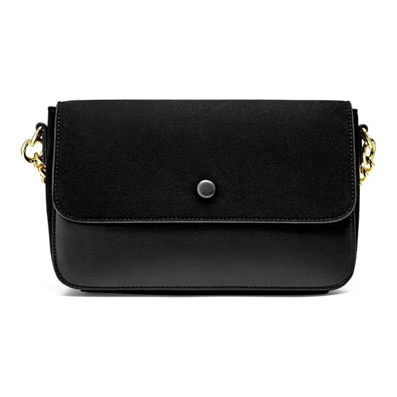 JOSINY Effortless Mori Style Shoulder Bag Regular Women's Black/Apricot/Brown-0