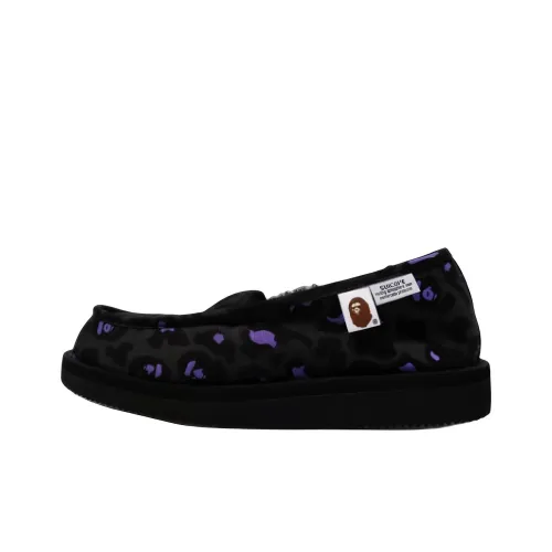 Suicoke x A BATHING APE Warm Low-Top Sports Casual Shoes Men's Black