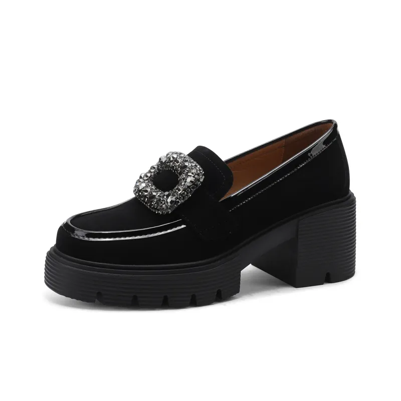 FMM Loafers 6.5cm Women's Black-5