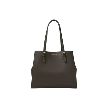 CHARLES&KEITH Polyurethane Shoulder Bag Women's Dark Moss/Beige Beige