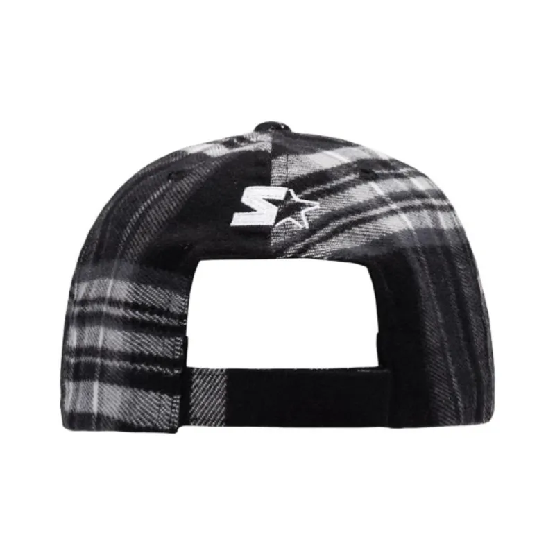 STARTER Cotton Baseball Caps Unisex Black White-2