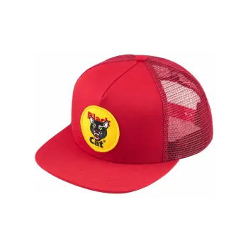 Supreme Black Cat Mesh Back 5 Panel