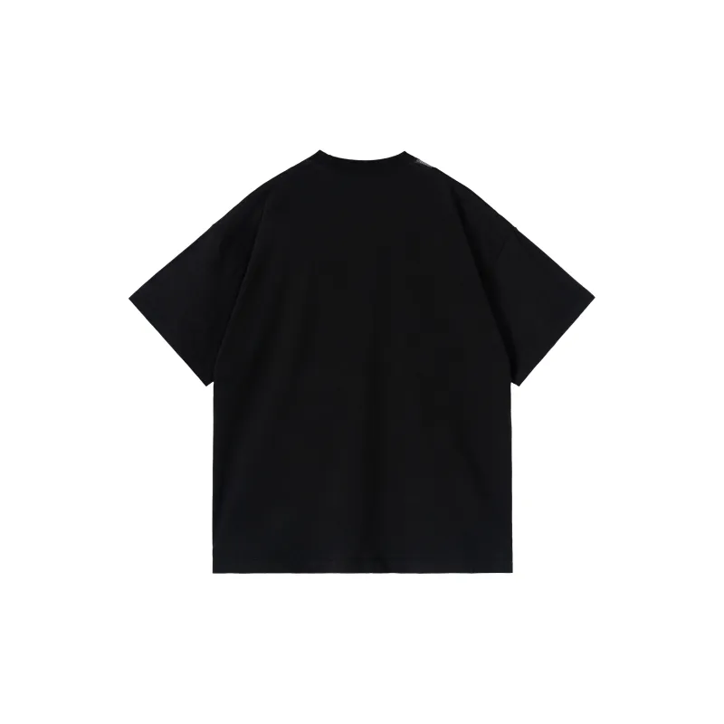 XINYINSU T Shirt Unisex Couple's Black-1