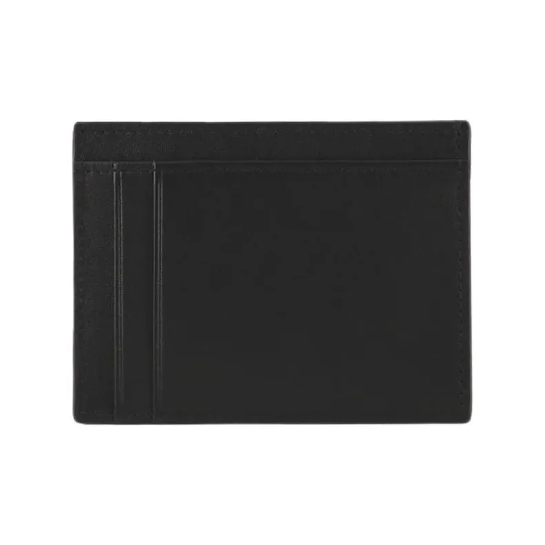 ARMANI EXCHANGE Cow Leather Card Holder Men's Black-1