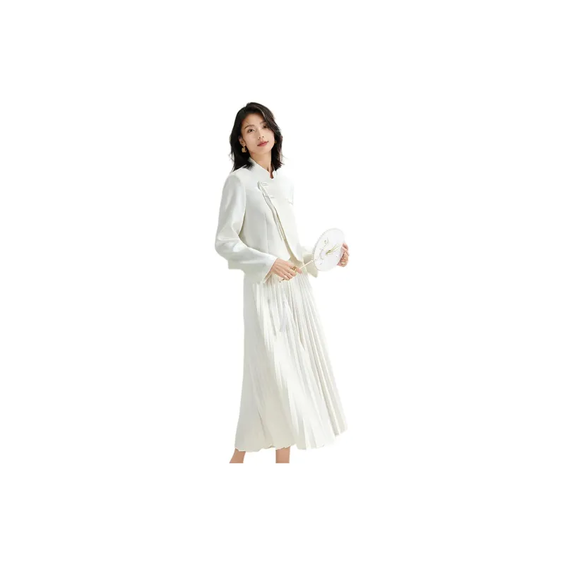 CARBAMMI Skirt Set Women's White-2