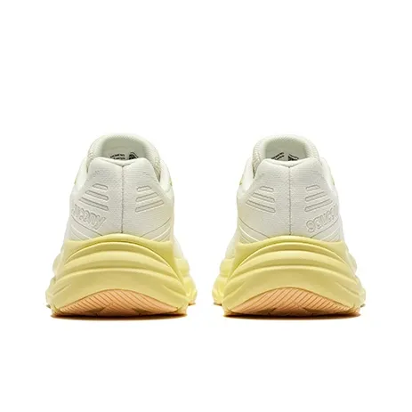 Saucony Cushioning, Wear Resistant Low Top Running Shoes Women's Beige Yellow-3