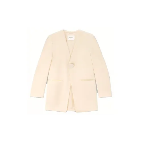 JIL SANDER Business Suits Women's Ivory White