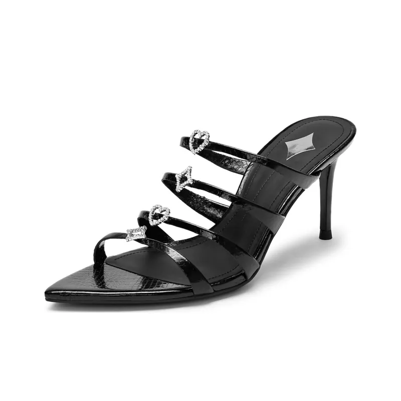 Staccato Poker Card Miss Roman Sandals Women's-1