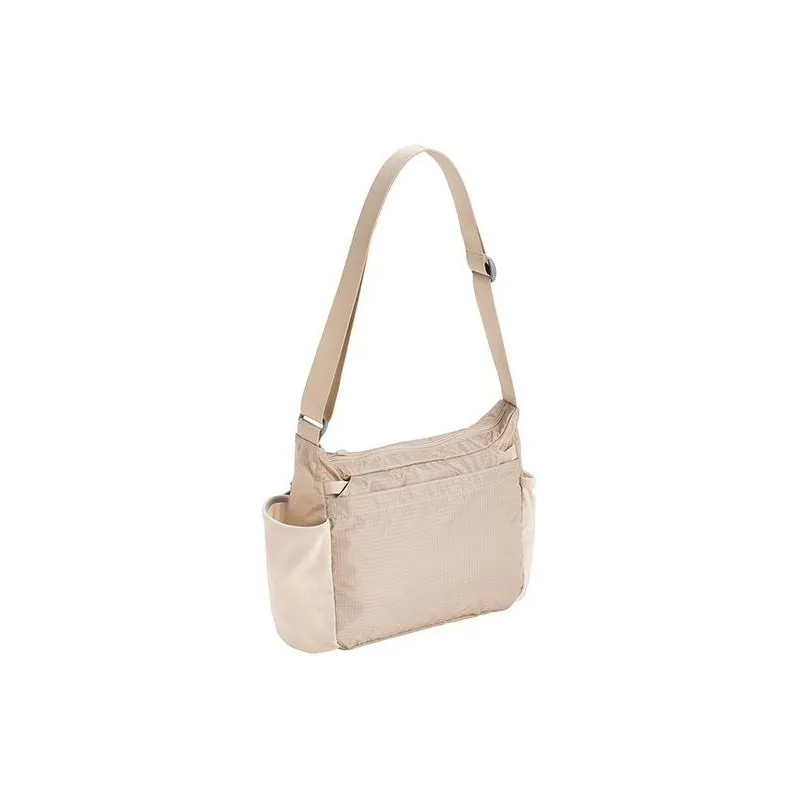 MONTBELL Nylon Portable Crossbody Bag, Shoulder Bag Regular Unisex Tan-1