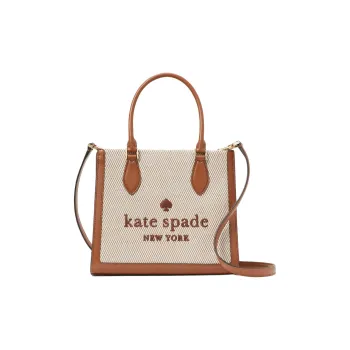 Kate Spade Canvas Tote Bag Shopping Bag Canvas Bag Shoulder Bag Crossbody Bag Handbag Small Size Women's Gingerbread