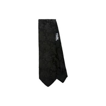 Karl Lagerfeld Paisley-jacquard Slim Tie