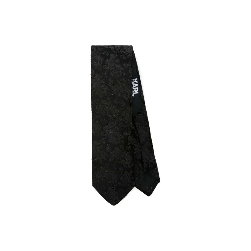 Karl Lagerfeld Paisley-jacquard Slim Tie-0