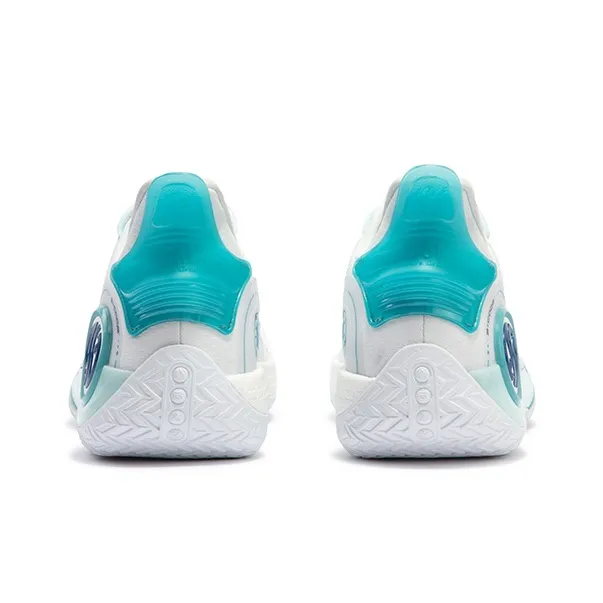 361° AG4 SE Earth Day Cushioning Anti-Slip Wear-Resistant Breathability Low-Top Basketball Shoes Men's White Green-3