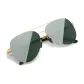 Gold Frame with Green Lens