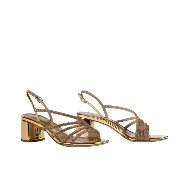 Le Silla Scarlet 60mm Crystal Sandals Women's-3