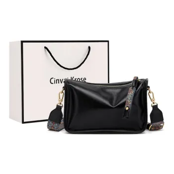 Simvay Clos PU Pillow Bag Women's Shoulder Bag Small Size Women's Brown/Black
