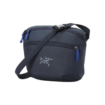 Arcteryx Recycled Polyester Fanny Pack Unisex Sapphire Black With Active Color