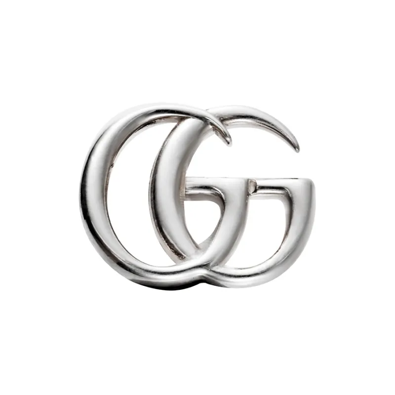 GUCCI 925 Sterling Silver Stud Earrings Women's Silver-4