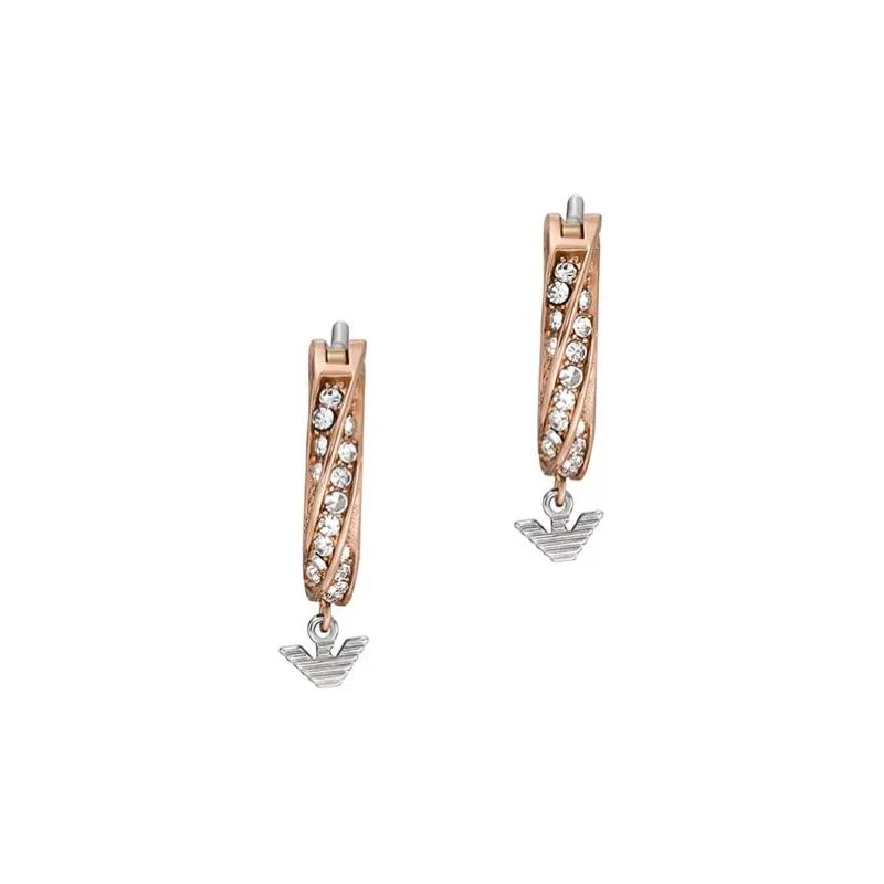 EMPORIO ARMANI Stainless Steel Stud Earrings Women's-1