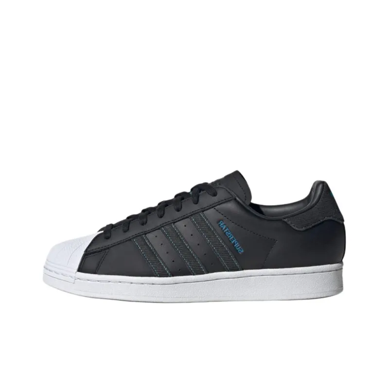 adidas originals Superstar Denim Pack - Black Bright Blue-0