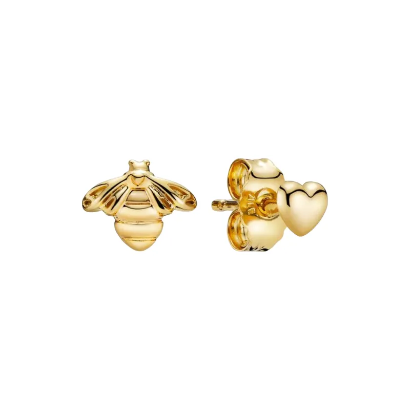 Pandora Stud Earrings Women's Yellow-0