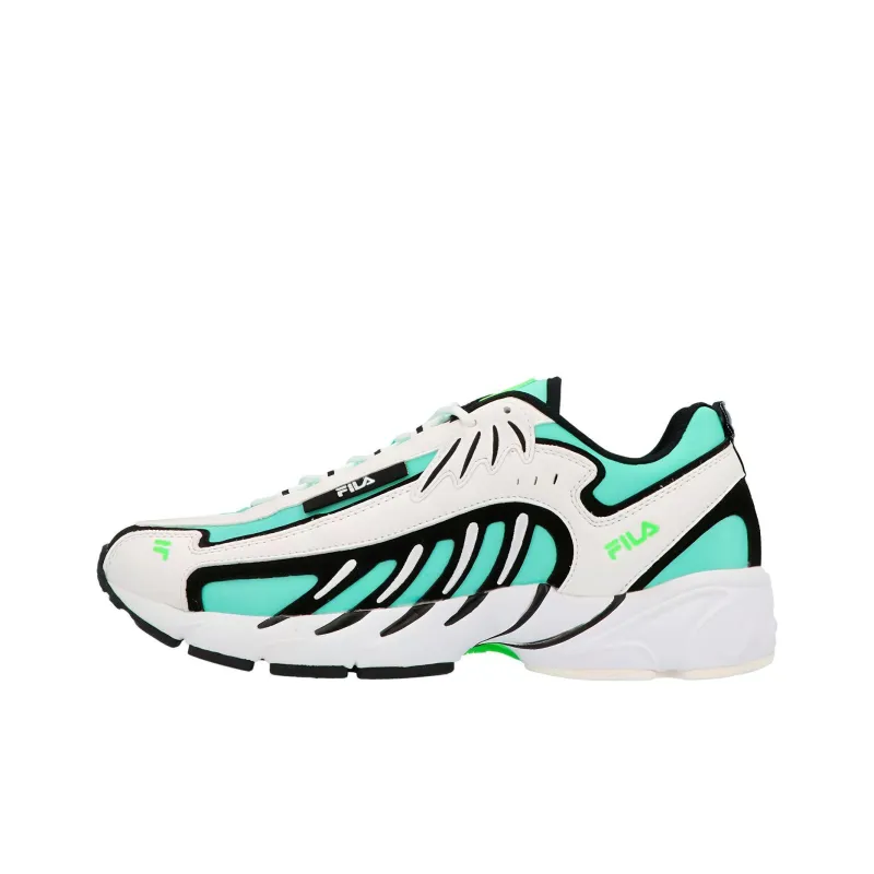 FILA x MSGM Cushioning Wear-Resistant Low-Top Running Shoes Men's Blue White-0