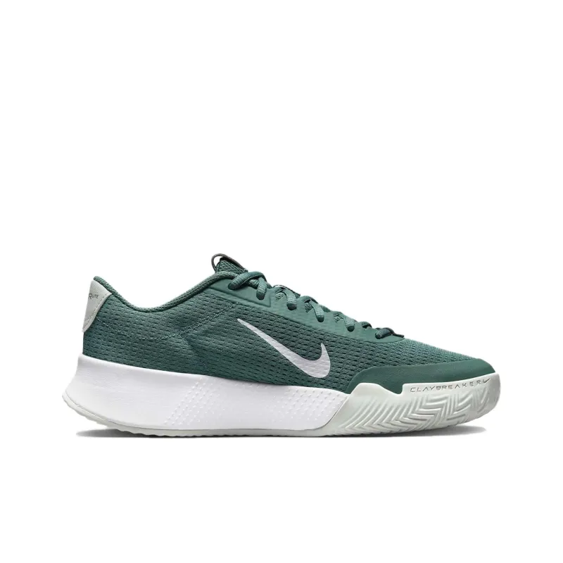 Nike Vapor Lite 2 Court Cushioned Slip-Resistant Breathable Low-Top Tennis Shoes Women's Green White-1