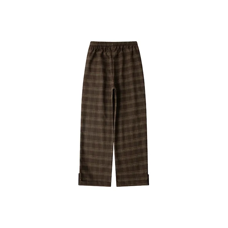 UNRETRO Casual Pants Women's Brown-1