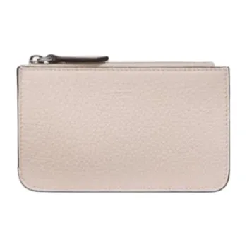 FENDI Peekaboo Leather Wallet Women's White