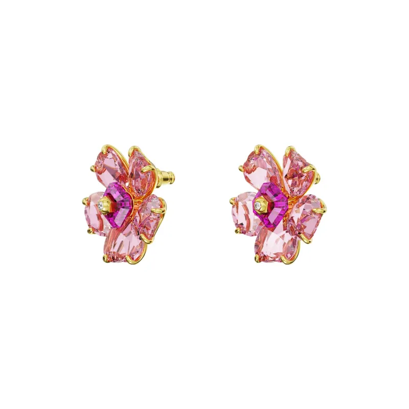 Swarovski Florere Faux Crystal Stud Earrings Women's-2