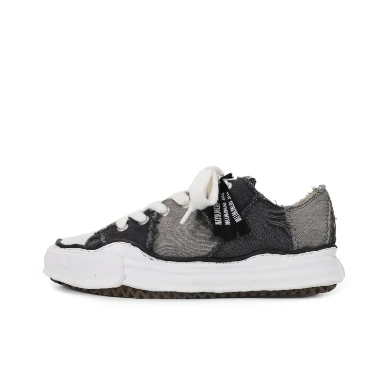 RECOGNIZE X BOWWOW x MIHARA YASUHIRO Stylish Skateboarding Shoes Men's Black-0