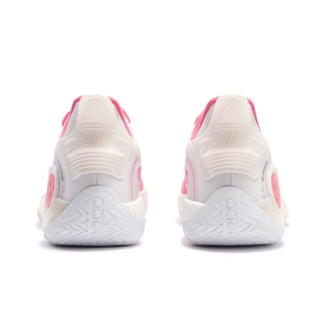 361° AG 4 SOAR Basketball Shoes Men Low Top Cyclamen Pink/361 Degrees White-3