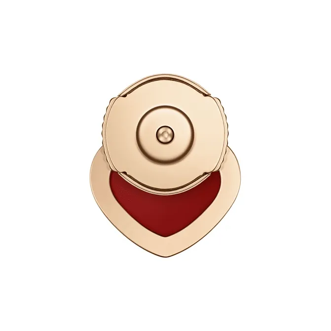 CHOPARD Karat Gold Stud Earrings Women's Red-3