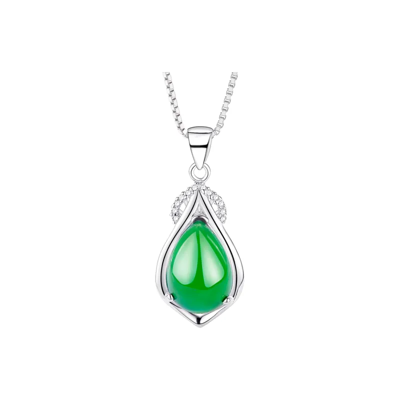 COISE Chalcedony Jade Pendants Women's-0