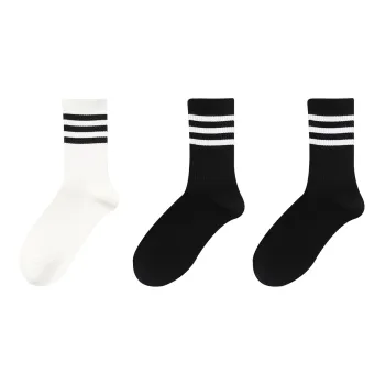 XXLLG Mid Calf Socks Unisex 3 Pack