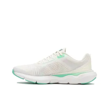DECATHLON JF500.1 Abrasion Resistant Cushioning Low Top Running Shoes Women's White Green
