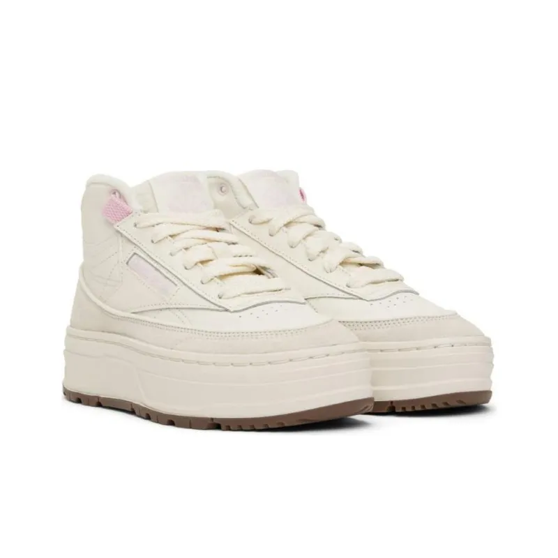 Reebok Women's Club C Geo Mid 'Chalk' Women's-2