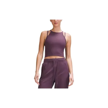 Lululemon Wunder Train High-Neck Cross-Back Tank Top Tank Tops Women's