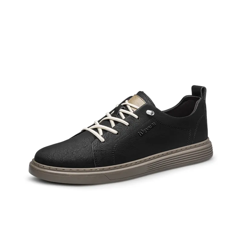 Wen Nai Casual Shoes Men's Black-1
