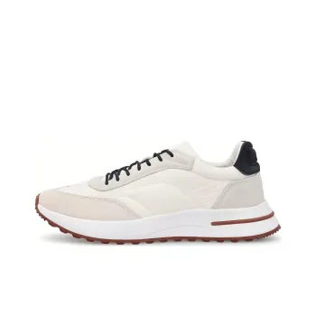 Loro Piana Low Top Casual Shoes Men's White