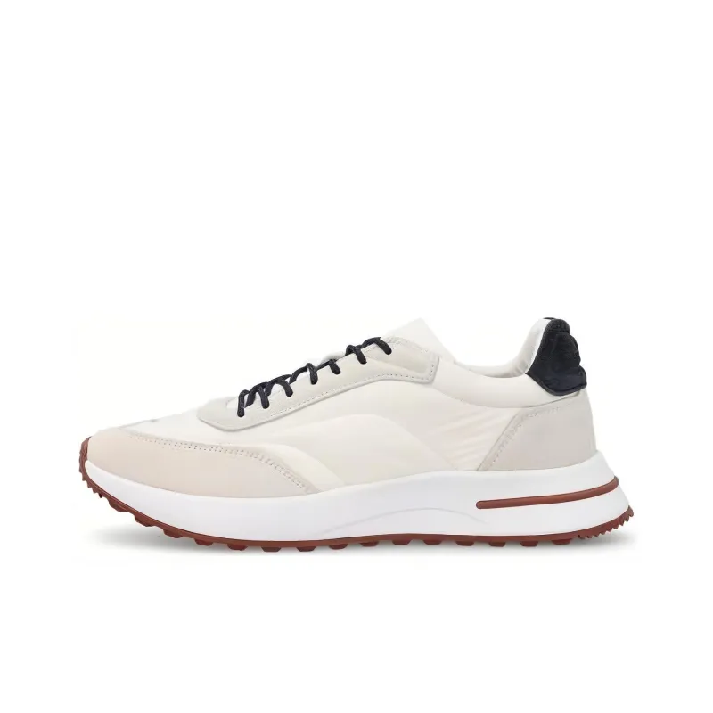 Loro Piana Low Top Casual Shoes Men's White-0