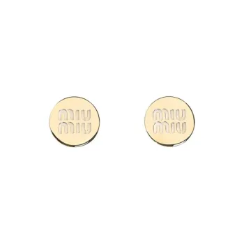 MIU MIU Logo Earrings