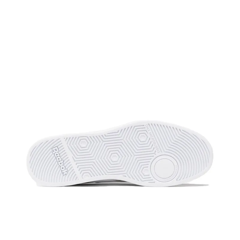 Reebok Wear Resistant Slip Resistant Low Top Skateboard Shoes Unisex White Gray-4