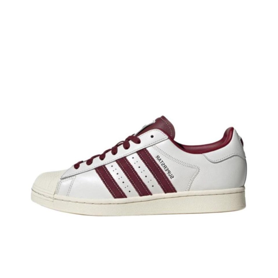 Adidas superstar shoes maroon best sale