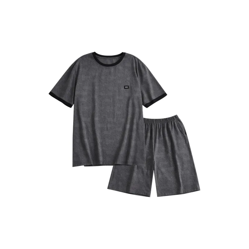 Peninsula City Pajama Set Men's Casual Gray-0